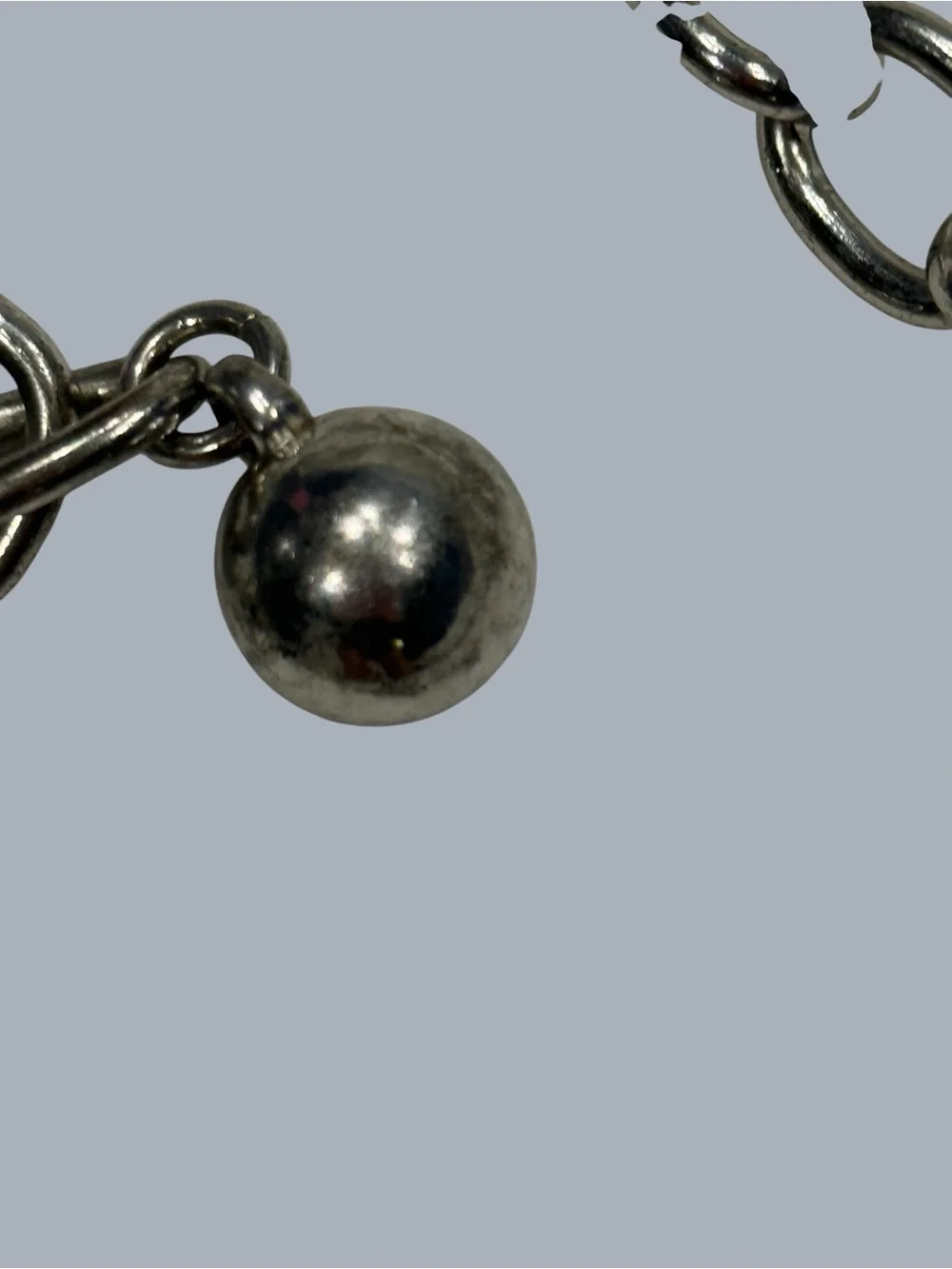 Belt Hammered Silver & Gold Tone Adjustable Chain 50 in by Chicos